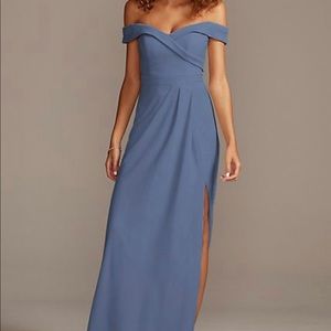 Dusty Blue Size 8 Dress from David’s Bridal. Only worn once.